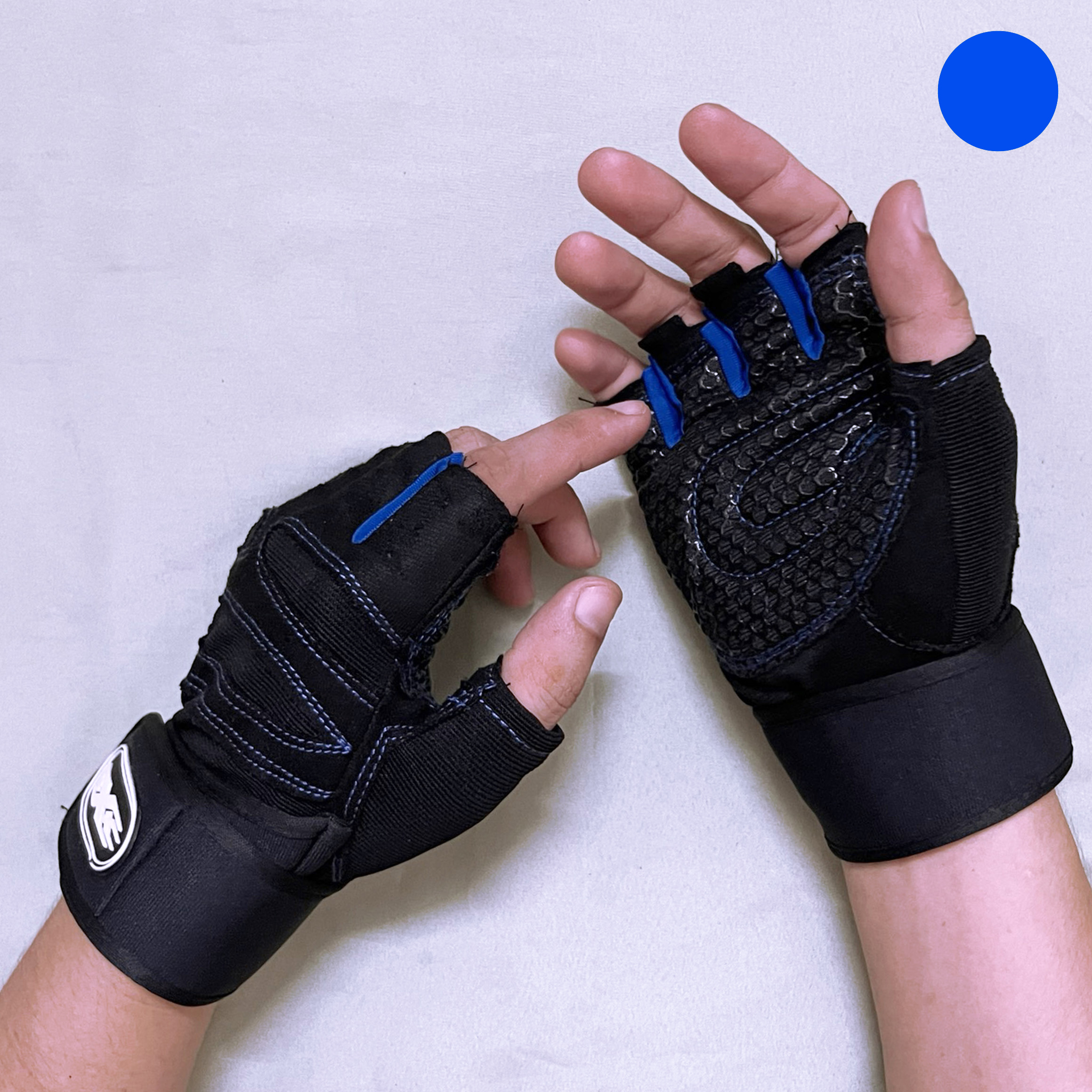 Găng tay tập gym có quấn cổ tay chính hãng XSPORT- chống chai và trợ lực cổ tay