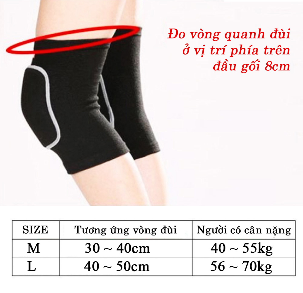 Xỏ gối thể thao AOLIKES có miếng đệm bảo vệ, hỗ trợ giảm đau, tránh chấn thương đầu gối