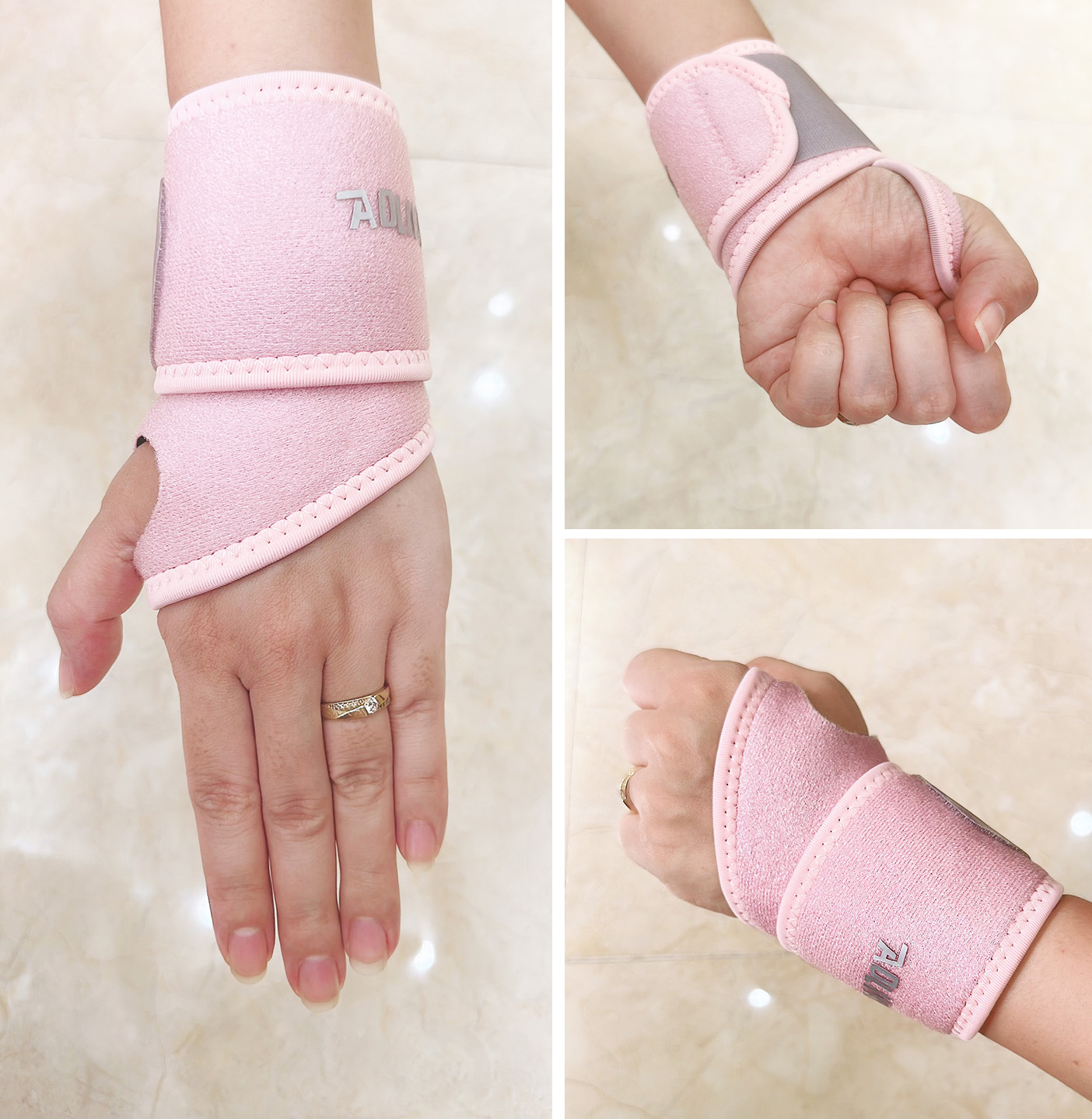 Đai Quấn Cổ Tay Xỏ Ngón Aolikes - Hỗ trợ bảo vệ cổ tay, tránh chấn thương cổ tay khi tập Gym, Yoga