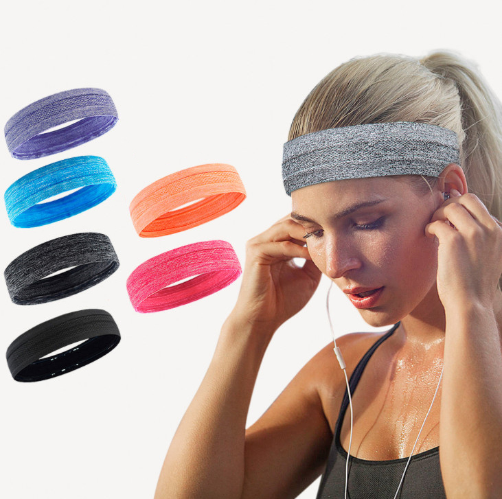 Băng đô thể thao - Headband cotton đeo trán thấm chặn mồ hôi chống trượt