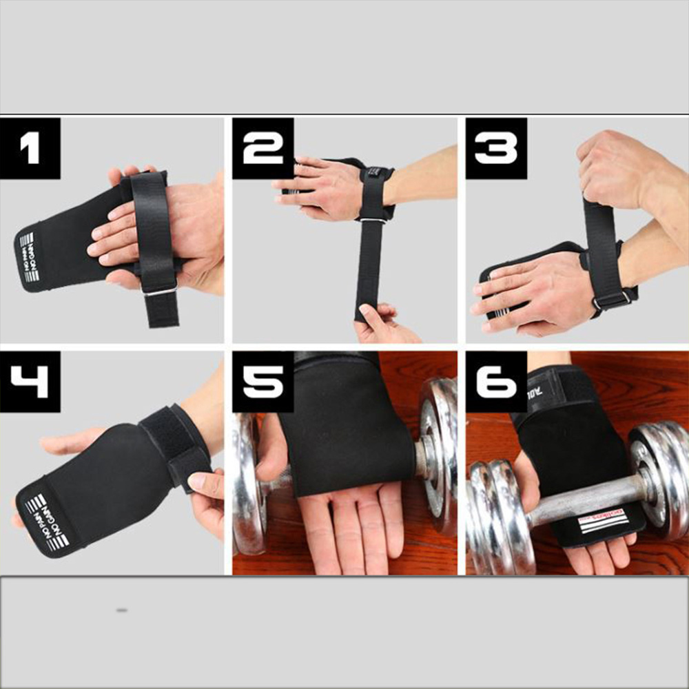 Găng tay Kéo lưng Aolikes- Lifting Grips hỗ trợ các bài kéo lưng, lên xà, nâng tạ