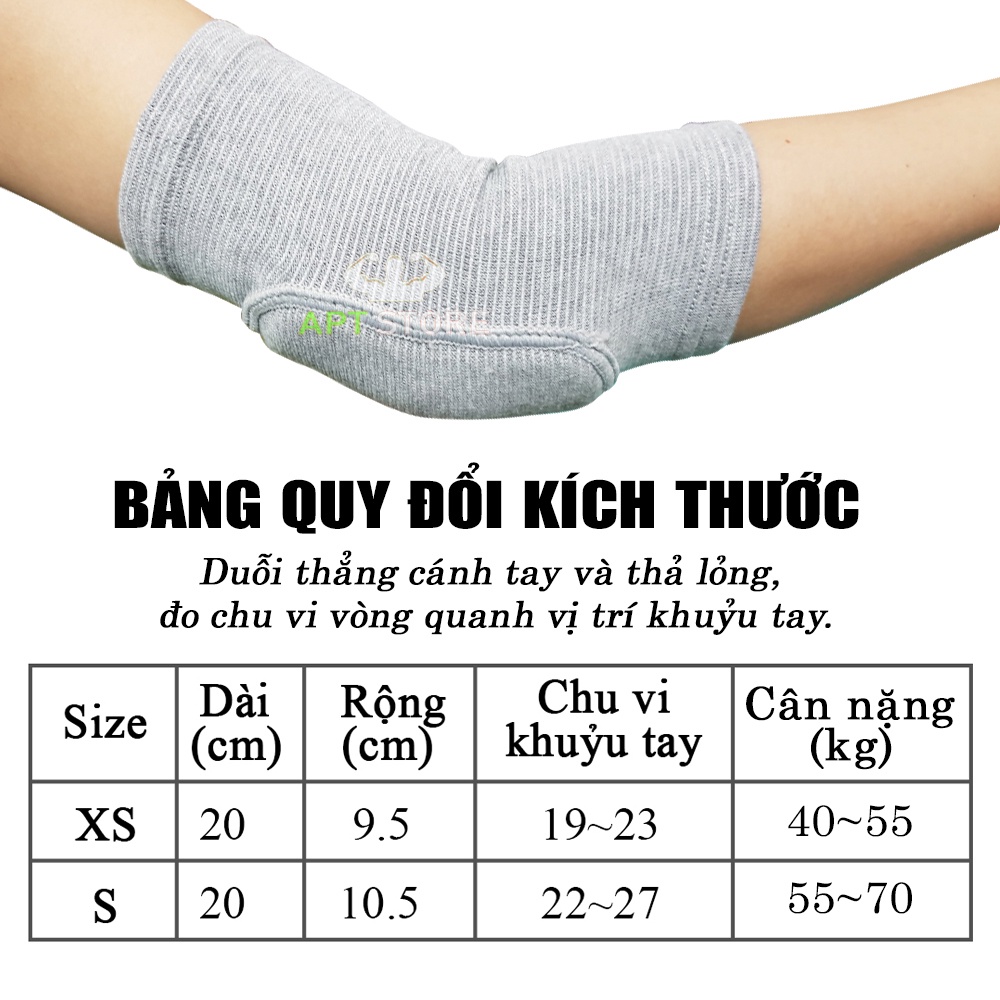 Miếng đệm bảo vệ khuỷu tay hỗ trợ tập Yoga, Gym - Đai xỏ khuỷu tay cho nữ